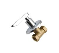 Valvola di arresto doccia completa con un quarto di giro in lega CuZn, interruttore nascosto, intercettazione for bagno, apertura rapida, raccordo idraulico(A 1-2)