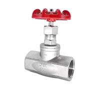 Valvola di arresto filettata in acciaio inossidabile 304 con filettatura interna contatore dell'acqua for vapore ad alta temperatura DN 15/20 / 25/32 40/50 1 pz(DN20)