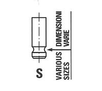 Valvola aspirazione FRECCIA R6966/SNT per DACIA DUSTER (HS_) 1.6 2015-2018