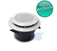 Valvola di aspirazione / mandata VMC con manicotto Ø 125mm - serie BOREA