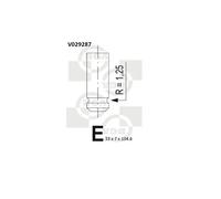 Valvola di aspirazione V029287 BGA per OPEL CORSA A Hatchback KADETT E Cabriolet