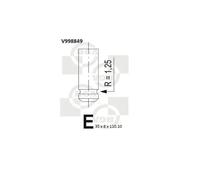 Valvola di aspirazione V998849 BGA per RENAULT OPEL