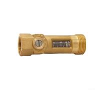 Valvola di bilanciamento in ottone DN15DN20 con misuratore di portata a molla per visualizzazione diretta della portata e regolazione da 13 5 Lmin a 28 Lmin nei sistemi di flusso d'acqua (A(B(2-8))