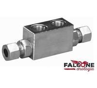 VALVOLA DI BLOCCO OLEODINAMICA 1/4 TUBO 12