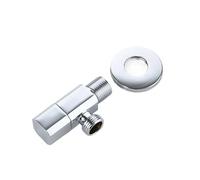 Valvola di commutazione angolare G1/2 in ottone cromato for bagno(Chrome-1)