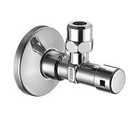 Valvola di Controllo Angolo Schell Cromo, Gesicherte Rinforzo 1/2 " x 3/8 " Asag