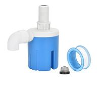 Valvola di controllo automatica del livello dell'acqua DN15 per serbatoio, torre, piscina con interruttore galleggiante - plastica, blu, non richiede elettricità