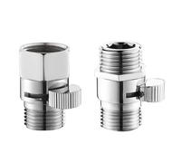 Valvola di controllo del flusso della doccia for lo spruzzo del WC, valvola del rubinetto del lavabo del bagno, 1 pz(Internal external)