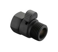 Valvola di controllo del flusso della doccia in ottone, riduzione della pressione dell'acqua for soffione bidet o deviatore for doccetta(Black)