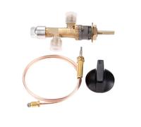 Valvola di controllo del gas for camino propano filettatura 5/8-18UNF 600mm termocoppia con testa filettata M8*1 + interruttore a manopola