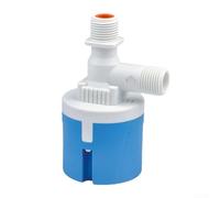 Valvola di controllo del livello dell'acqua completamente automatica per serbatoio e torre, interruttore galleggiante in plastica blu-bianco, dimensioni da 1 pollice (4)