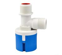 Valvola di controllo del livello dell'acqua completamente automatica per serbatoio e torre, interruttore galleggiante in plastica blu-bianco, dimensioni da 1 pollice (6)