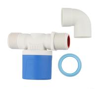 Valvola di controllo del livello dell'acqua, sistema di riempimento automatico per serbatoi con ingresso laterale da 2,5 cm, kit valvola a galleggiante in acciaio inossidabile resistente alla ruggine