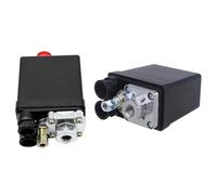 Valvola di controllo del pressostato compressore d'aria for impieghi gravosi 220V Viaggio automatico 90-120PSI Porta 1/4 for piccola macchina compressione