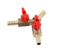 valvola di controllo del sistema di irrigazione mu Adattatore for raccordo for tubo flessibile a sfera in ottone a tre vie, tipo Y, da 8 mm e 10 mm(10Mm Od)