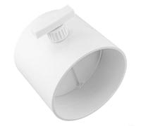 Valvola di controllo del volume d'aria per condotti con commutazione manuale rotonda e valvola di ritegno in plastica per un controllo affidabile del flusso d'aria e ventilazione (160 mm)