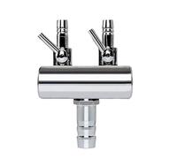 Valvola di controllo della leva del distributore flusso d'aria for acquario da 4 mm(2 Way)
