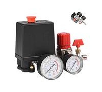 Valvola di controllo della pressione del compressore d’aria con manometri per una riduzione dell’aria veloce, 4 uscite