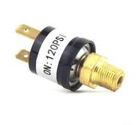 Valvola di controllo della pressione del compressore d'aria da 12 V per clacson e compressori a sospensione ad aria con pressione nominale 70/220 PSI e filettatura maschio 1/8 (90-120 psi)