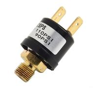 Valvola di controllo della pressione del compressore d'aria per tromba d'aria da 12 V, compressori a sospensione pneumatica, con filettatura maschio da 1/8 di pollice, 70/220 PSI (90-110SPI)