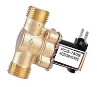 Valvola di controllo della pressione G1/2'' G3/4'' Elettrovalvola elettrica for scaldabagno solare, flussostato ingresso aria acqua 12v 24v 220v, valvola N/C in ottone(3/4 INCH x 220)