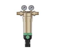 Valvola di controllo della struttura sicurezza aggiornata con regolatore manuale pressione dell'acqua in ottone a due manometri for il del flusso e purificazione(MG-C2020)