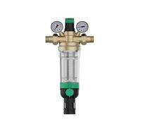 Valvola di controllo della struttura sicurezza aggiornata con regolatore manuale pressione dell'acqua in ottone a due manometri for il del flusso e purificazione(MG-C2018)