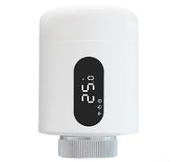 Valvola di controllo della temperatura, confezione da 1, per valvola termostatica intelligente ZIGBEE, telecomando APP doppia modalità, sensore interno a pavimento, manutenzione automatica, sistema di