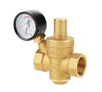 Valvola di Controllo, DN15/20/25/32 Valvole di mantenimento a riduzione a pressione 'acqua in ottone Valvole di scarico regolabili con misuratore(DN20)