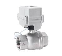 Valvola di controllo elettrica DN40 Controllo 4-20 mA o 0-10 V Valvola proporzionale da 2 pollici Azionamento 15 Nm ISO5211 for stelo da 11 * 11 mm Ingranaggi in metallo(0 to 5V control,NPT Thread)