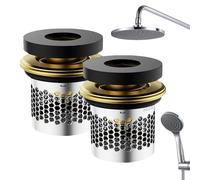 Valvola Di Controllo Flusso Doccia | Adattatore Convertitore A 2 Pezzi Per Rubinetto | Regolatore Flusso Acqua - per Impianti Idraulici Camper Acquari Bidet e Vasche da Bagno