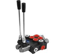 Valvola di controllo idraulica direzionale a 2/3 bobine 11GPM3600PSI a doppio effetto, adatta all'uso for il motore del cilindro idraulico della pompa(2 Spool)