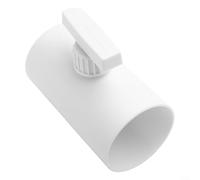 Valvola di controllo manuale del volume d'aria in plastica con commutazione rotonda e maniglia regolabile, progettata per la regolazione di precisione del flusso d'aria e l'uso della valvola di