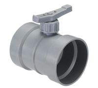 Valvola di controllo manuale del volume del condotto HVAC da 10,9 cm, regolazione in PP, ritardante di fiamma, per sistemi di bilanciamento dell'aria HVAC, grigio scuro (grigio scuro, 10,9 cm)