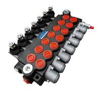 Valvola di controllo manuale idraulica 7 sezioni sistema di controllo idraulico 3600 PSI 60 l/min con leva Idraulica manuale valvola direzionale valvola idraulica per agricoltura macchine edili e