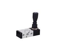 Valvola di controllo manuale pneumatica a 5 vie e 2 posizioni TSV86522-M/S Porta 1/4" 1/8 Valvola manuale Blocco meccanico a molla(TSV86521M)