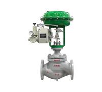 Valvola di controllo pneumatica a membrana di flusso e pressione, a sede singola, in acciaio inossidabile(DN50 Cast Steel)