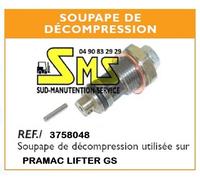 Valvola Di Decompressione Con Asta Trasparente Manuale Pramac Lifter GS