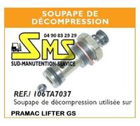 Valvola Di Decompressione Sfera Transpallet Manuale PRAMAC LIFTER GS