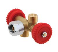 GOK Valvola di derivazione per 2 dispositivi con una bombola del gas, max 11 kg