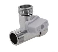 Valvola di distribuzione dell'acqua in lega di zinco per il collegamento del bidet e del serbatoio della toilette alla fonte di arresto di angolo condivisa