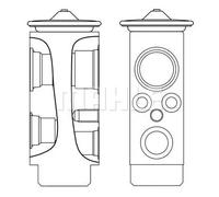 Valvola di espansione climatizzazione AVE 8 000S MAHLE per MERCEDES-BENZ