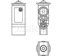 MAHLE AVE 61 000P Valvola espansione climatizzatore