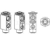 Valvola di espansione climatizzazione R 134a AVE 68 000P MAHLE per BMW