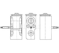 Valvola di espansione climatizzazione R 134a AVE 83 000P MAHLE per MERCEDES-BENZ