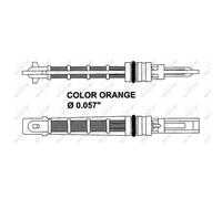 Valvola di espansione, impianto di climatizzazione NRF 38449