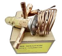 Valvola di espansione termostatica R410A da 12000 BTU adatta for scaldabagno con pompa di calore ad aria R32, accessori for aria condizionata split da 5000 kcal, valvola di espansione for sistema di r