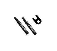 Vittoria Valve Extender 2 Units Rosso,Nero 60 mm Silver