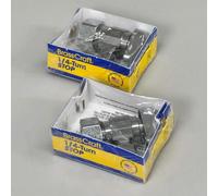 VALVOLA DI FERMATA A SQUADRA A 1/4" (2 PEZZI) 1/2"x3/8" CROMO G2CR19XC