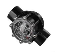 Valvola di flusso dritta CPVC valvola di ritegno 1-1/2 fino a 2 pollici, colore nero, design compatto, resistente alla corrosione e all'abrasione, sistema di tubi dell'acqua di protezione contro il